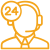 24/7 Customer Support Icon – Assistance Anytime, Anywhere