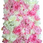 Flower Wall Panel Hot Pink-White
