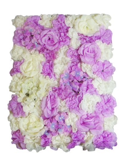 Flower Wall Panel Lilac-Ivory