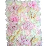 Flower Wall Panel Light Pink-Peach-Ivory