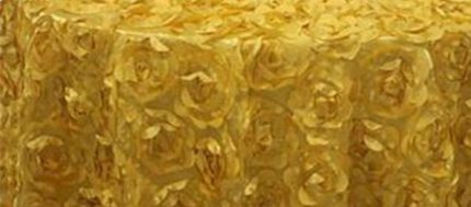 Premium table decor and fabric samples for event styling.