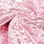 70'' Pink Sequin Tablecloth