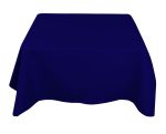 45 x 45''Navy Blue Polyester Tablecloth