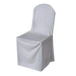 Grey Polyester Chair Cover (Round Top)