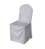 Grey Polyester Chair Cover (Round Top)
