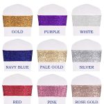 Purple Sequin Chair Band (1pc)