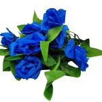 Royal Blue Rose Garland (1pc)