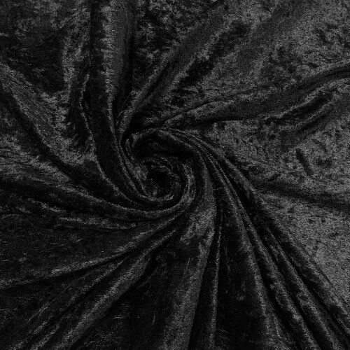 40 x 40″ Black Crushed Velvet Tablecloth 40 x 40″ Black Crushed Velvet Tablecloth