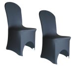 Black Spandex Chair Covers