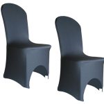 Black Spandex Chair Covers