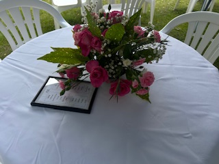 48" Round White Polyester Tablecloth photo review