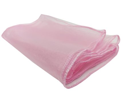 10Pc Baby Pink Organza Chair Sashes