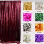 6M x 3M (20FTx 10FT) Wine Crushed Velvet Backdrop
