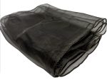10Pc Black Organza Chair Sashes