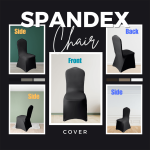 Black Spandex Chair Covers - Image 2