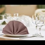 Blush Pink Polyester Printed colour Napkins (10pcs) - Image 7