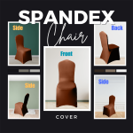 Chocolate Spandex Chair Covers - Image 2