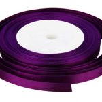 12mm Purple Satin Ribbon 20m x 10 Rolls