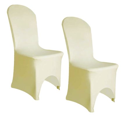 Ivory Spandex Chair Covers