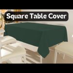 60'' x 126" Forest Green Polyester Tablecloth - Image 4
