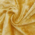 60 x 102" Gold Crushed Velvet Tablecloth