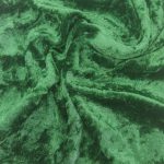 60 x 102" Bottle Green Crushed Velvet Tablecloth
