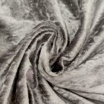 3FT x 6FT (90cm x 180cm) Grey Crushed Velvet Backdrop