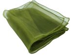 10Pc Hunter Green Organza Chair Sashes