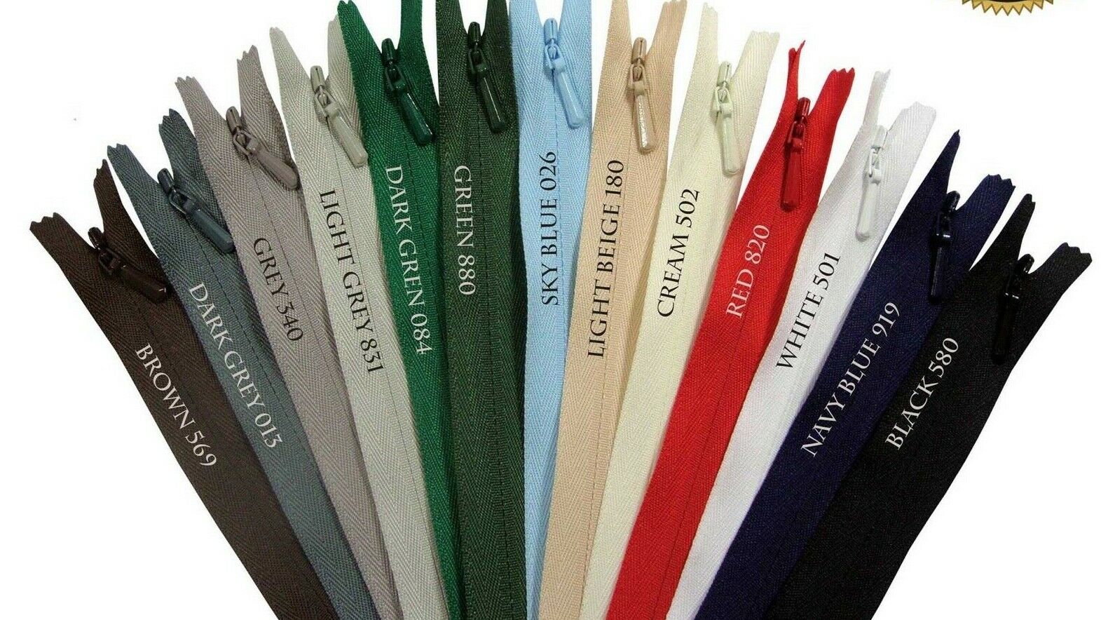 invisible_11.jpeg YKK Invisible ZIP 30cm Dark Green (084) - Image 1