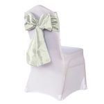 Ivory Taffeta Chair Sashes (10pc) - Image 3