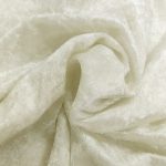 Crushed Velvet Chiavari Full Vertical Drop Ivory