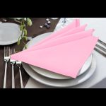 Light Pink Table Napkins 19″ x 19″ (10pcs) - Image 7