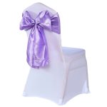 Lilac Taffeta Chair Sashes (10pc) - Image 2