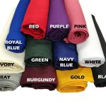 Black Polyester Fabric 1m - (60" (150CM) - Wide)
