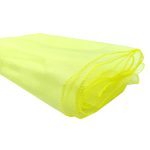 10Pc Yellow Organza Chair Sashes