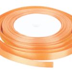 12mm Peach Satin Ribbon 20m x 10 Rolls