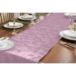 12" x 108" Pink Crushed Velvet  Table Runner - Image 6