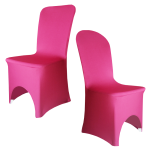 Hot Pink Spandex Chair Covers