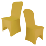 Gold Spandex Chair Covers