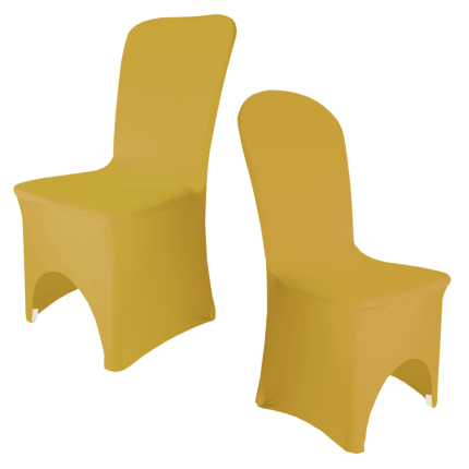 Gold Spandex Chair Covers