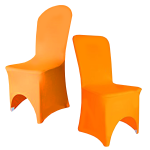 Orange Spandex Chair Covers
