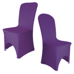 Purple Spandex Chair Covers