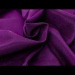 70'' x 144'' Purple Seamless Polyester Tablecloth - Image 2