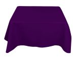 54" x 54'' Purple Polyester Tablecloth