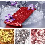 16'' x 16'' Red Sequin Table Napkin