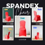 Red Spandex Chair Covers - Image 2