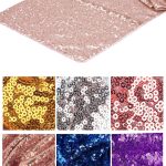 12'' x 108'' Rose Gold Sequin Table Runner
