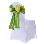 Sage Green Taffeta Chair Sashes (10pc) - Image 3