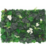 Flower Wall Panel MIXED Green FOLIAGE WALL MAT 60cm X 40cm
