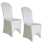 White Spandex Chair Covers